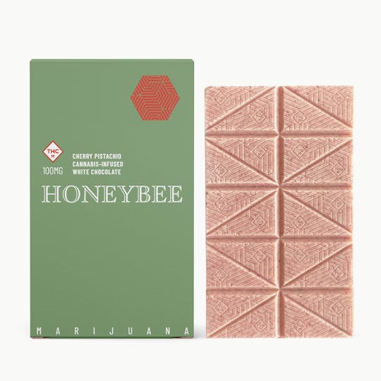 Honeybee - Cherry Pistachio White Chocolate - 1