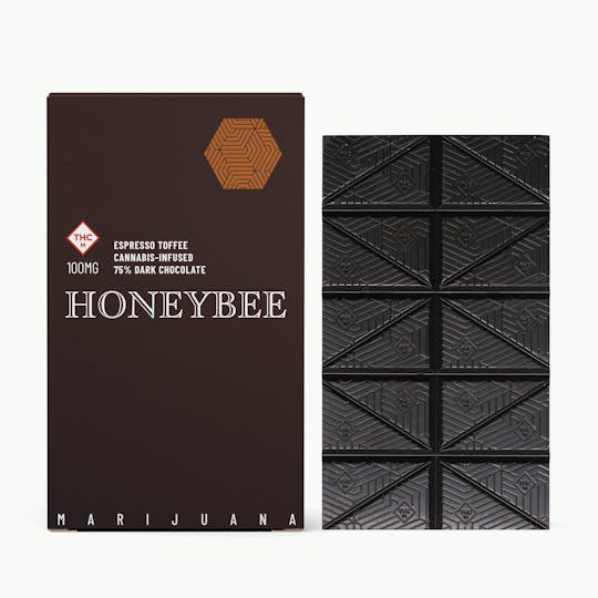 Honeybee - Espresso Toffee Dark Chocolate - 1