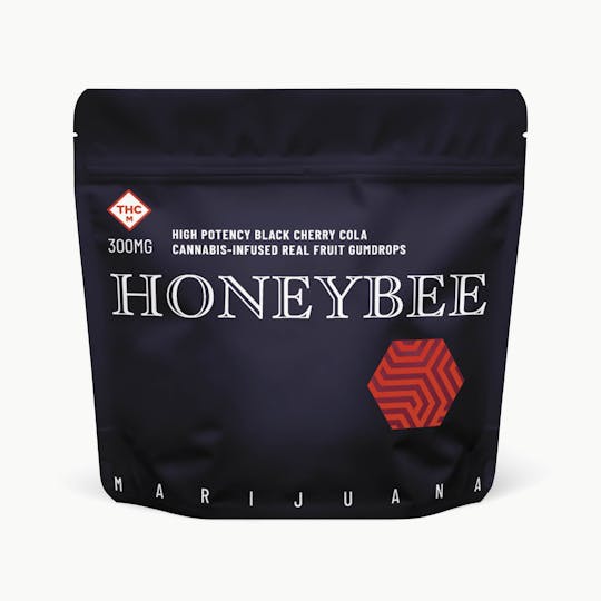 Honeybee - High Potency Black Cherry Cola Gumdrops - 1