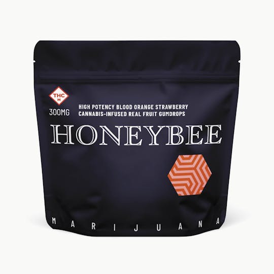 Honeybee - High Potency Blood Orange Strawberry Gumdrops - 1