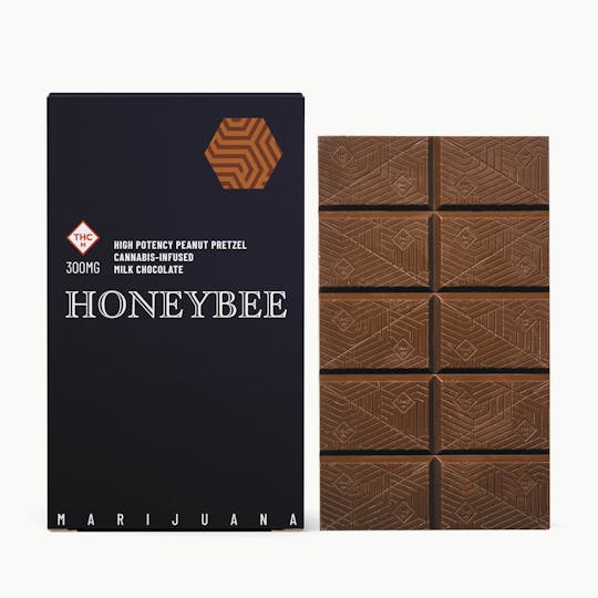 Honeybee - High Potency Peanut Pretzel Milk Chocolate - 1