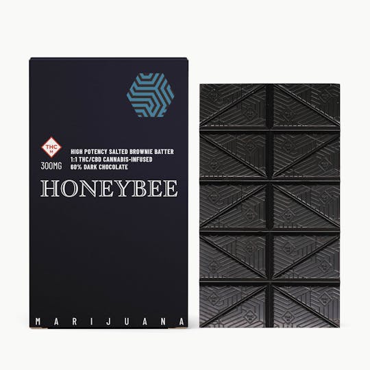 Honeybee - High Potency Salted Brownie Batter 1:1 Dark Chocolate - 1