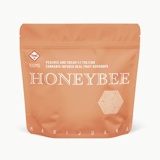 Honeybee - Peaches and Cream 1:1 Gumdrops - 1