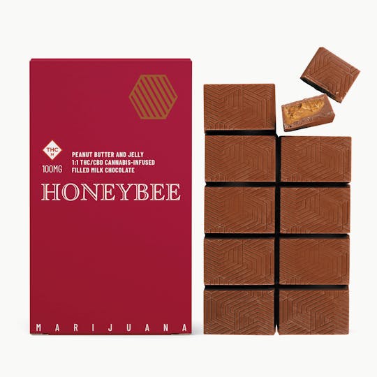 Honeybee - Peanut Butter & Jelly 1:1 Milk Chocolate - 1