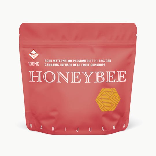 Honeybee - Sour Watermelon Passionfruit 1:1 Gumdrops - 1