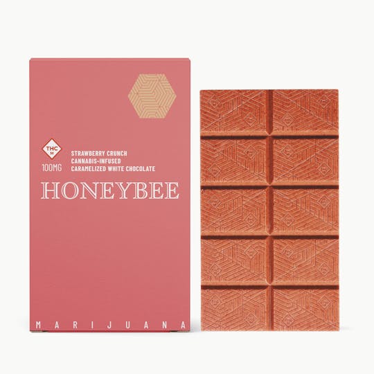 Honeybee - Strawberry Crunch Caramelized White Chocolate - 1