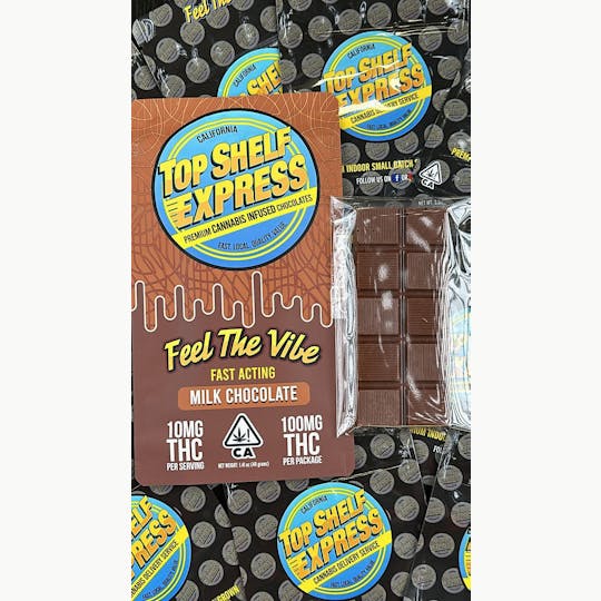 Top Shelf Express - MILK CHOCOLATE Bar (100mg)*BUY 2 GET 1 FOR .01* - 1
