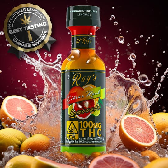 Ray's Lemonade - Citrus Kush lil' Ray's 100mg THC - 1