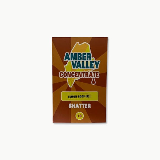 Indico - Lemon Boof 1g Shatter - Amber Valley - 1