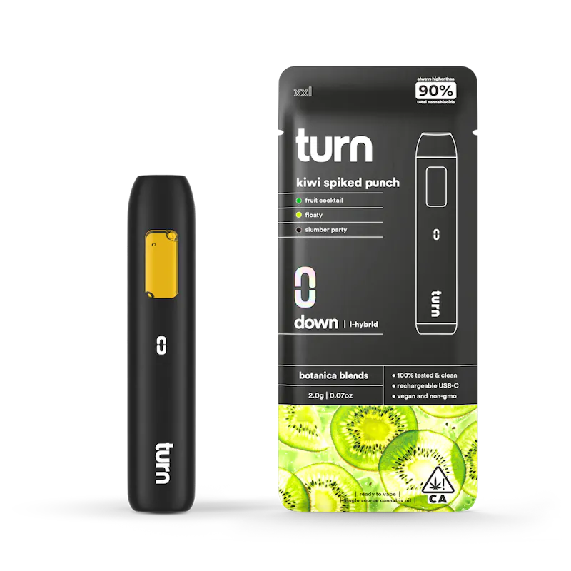 turn Kiwi Spiked Punch Disposable 2g