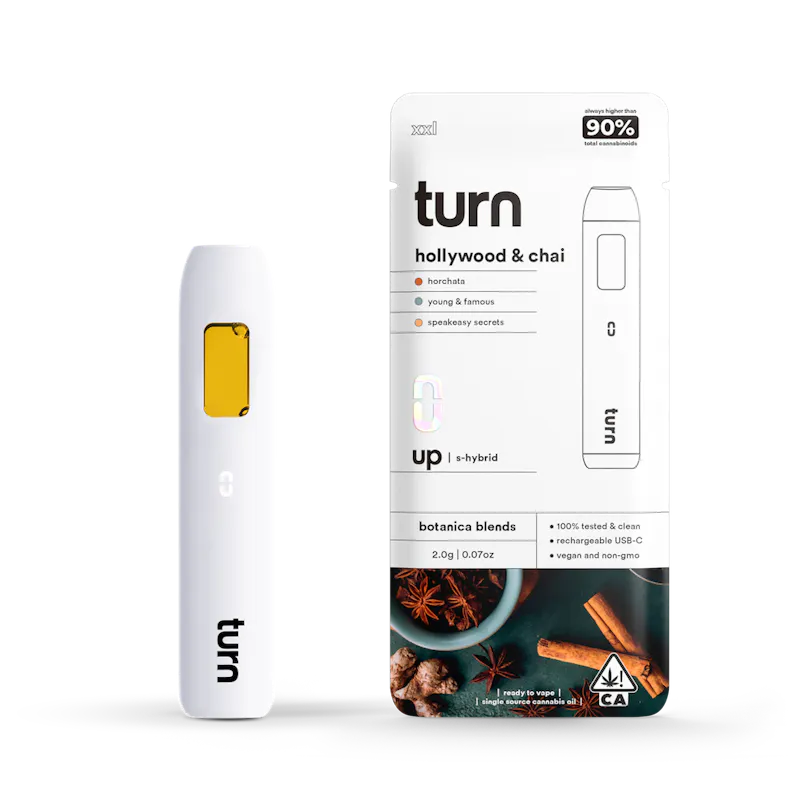 turn Hollywood & Chai Disposable 2g