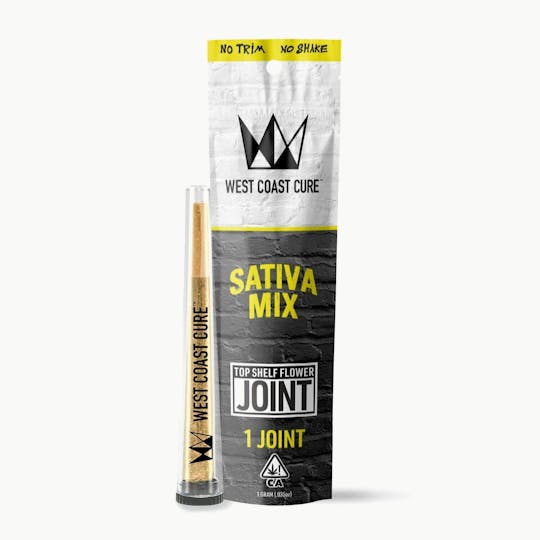 West Coast Cure - Sativa Mix - Top Shelf CUREjoint 1g - 1