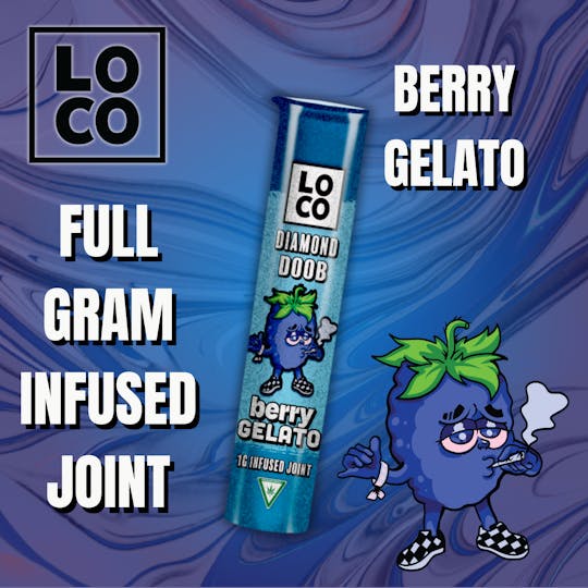 LOCO - LOCO Infused Joint 1g – Berry Gelato - 1