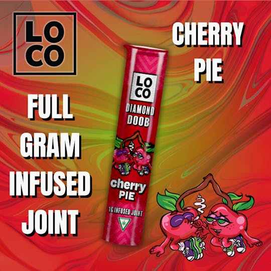 LOCO - LOCO Infused Joint 1g – Cherry Pie - 1