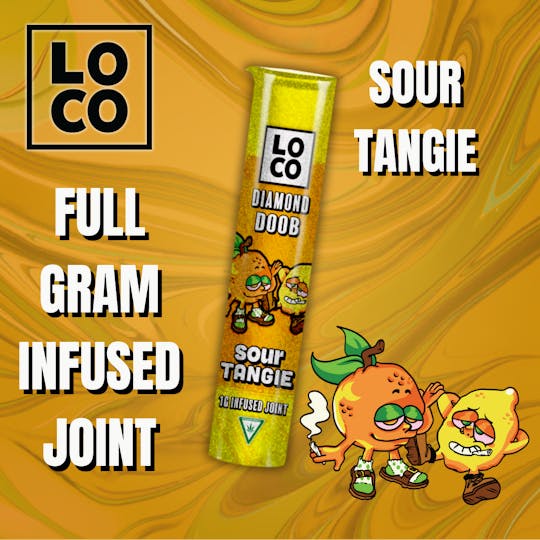 LOCO - LOCO Infused Joint 1g – Sour Tangie - 1