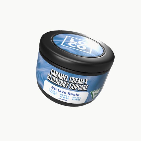 LOCO - LOCO Live Resin 2g - Caramel Cream x Blueberry Cupcake - 1