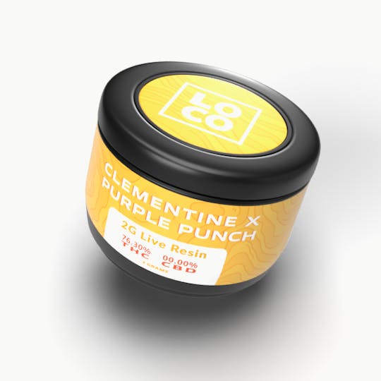 LOCO - LOCO Live Resin 2g - Clementine x Purple Punch - 1