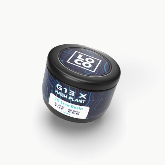 LOCO - LOCO Live Resin 2g - G-13 x Hash Plant - 1