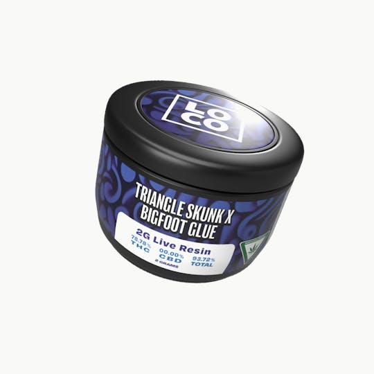 LOCO - LOCO Live Resin 2g - Triangle Skunk x Bigfoot Glue - 1