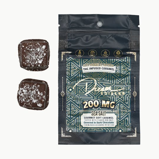 Dream Edibles - Dream Edibles - Sea Salt, Dark Chocolate Covered 200mg - 1