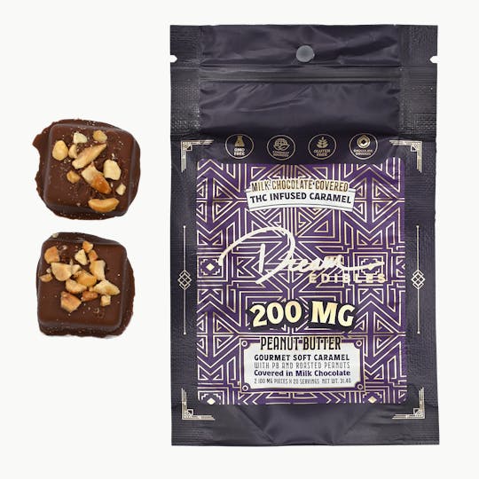 Dream Edibles - Dream Edibles - Peanut Butter, Milk Chocolate Covered 200mg - 1