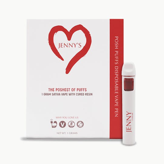 Jenny's - Posh Puffs Vapes: Delicious Full Spectrum Hash Resin - 1