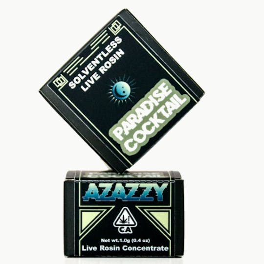 Azazzy - Azazzy - Solventless Live Rosin Badder 1.0G Jar - Paradise Cocktail T1 (I) - 1