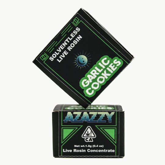 Azazzy - Azazzy - Solventless Live Rosin Badder - 1.0 G Jar - Garlic Cookies T3 (H) - 1