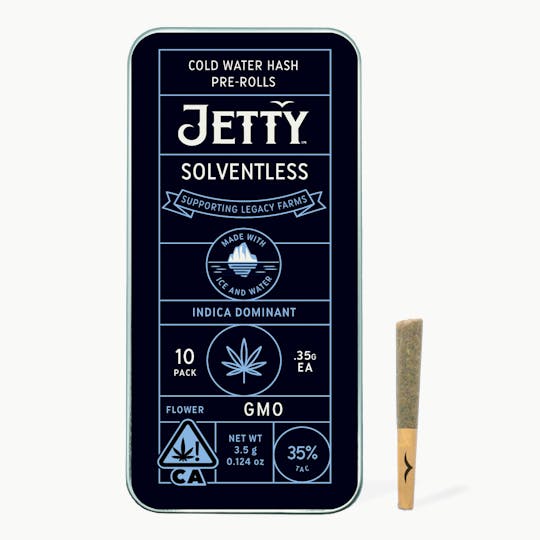 Jetty Extracts - GMO Cold Water Hash Infused Pre-Roll 10 Packs (3.5g) - 1