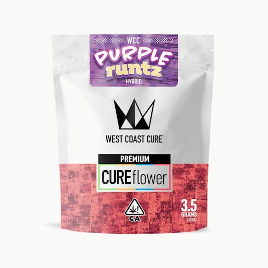 West Coast Cure - Purple Runtz - 3.5G Premium Flower - 1