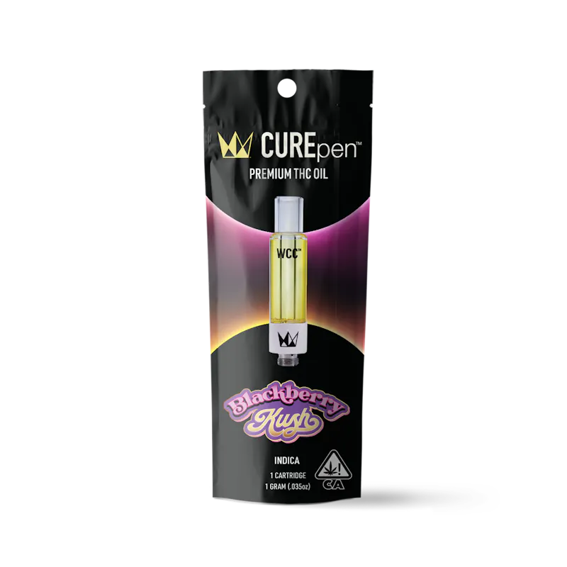 West Coast Cure Blackberry Kush CUREpen Cartridge - 1g cartridge