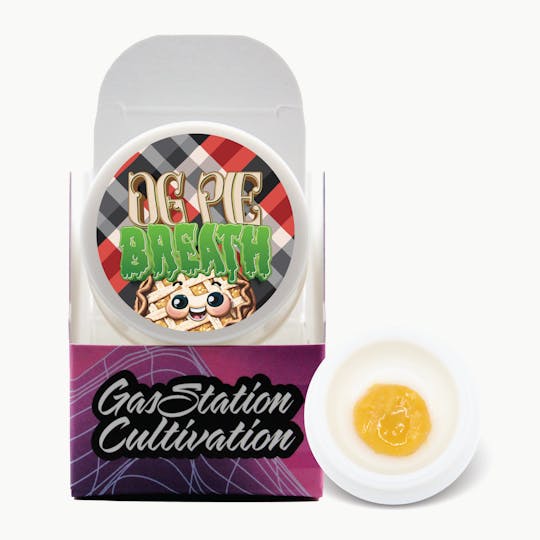Gas Station Cultivation - OG Pie Breath Live Resin Badder 1G - 1