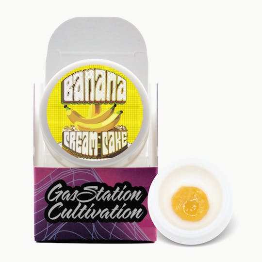 Gas Station Cultivation - Banana Cream Cake Live Resin Badder 1G - 1