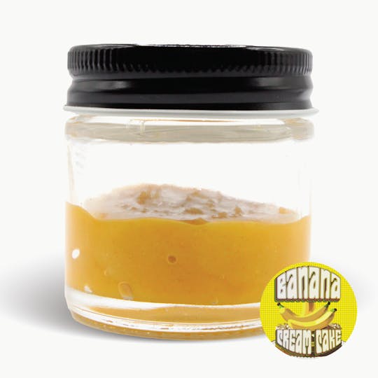 Gas Station Cultivation - Banana Cream Cake Live Resin Badder 14G Baller Jar - 1