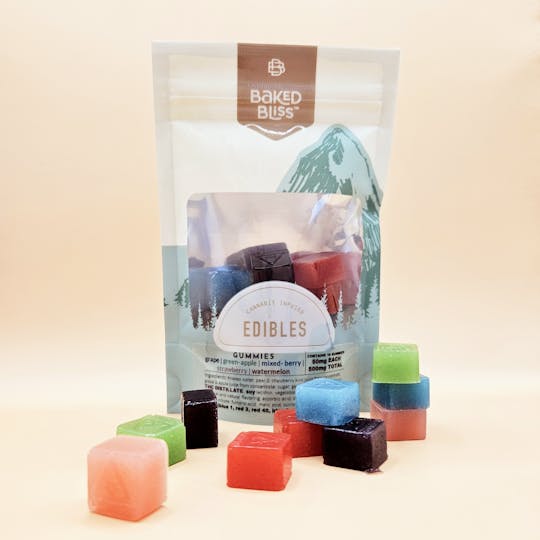 Baked Bliss Edibles - Baked Bliss 500mg Gummies - 1
