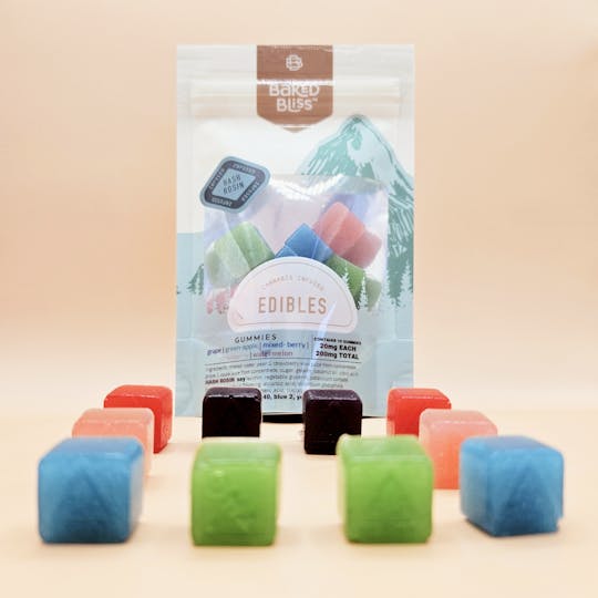 Baked Bliss Edibles - Baked Bliss 200mg Hash Rosin Gummies - 1