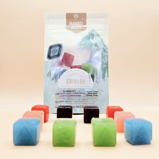 Baked Bliss Edibles - Baked Bliss 500mg Hash Rosin Gummies - 1