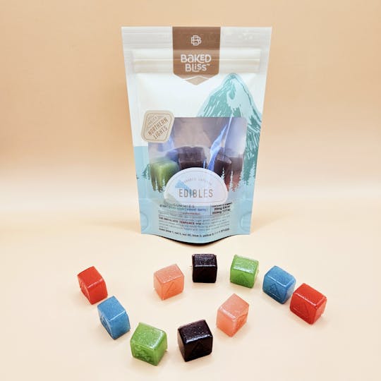 Baked Bliss Edibles - Baked Bliss 200mg Indica Gummies - 1