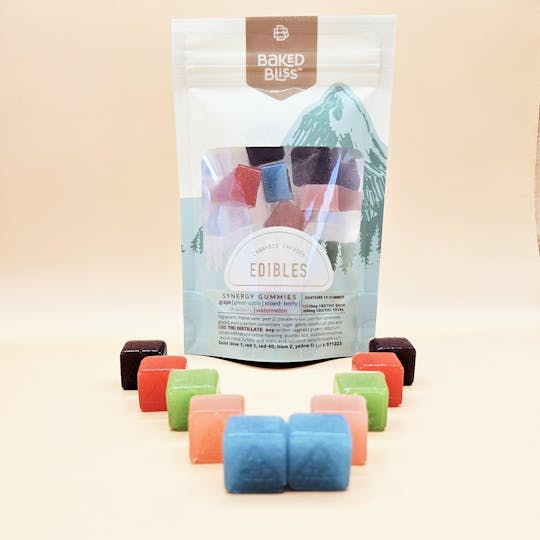 Baked Bliss Edibles - Baked Bliss 200mg Synergy Gummies - 1