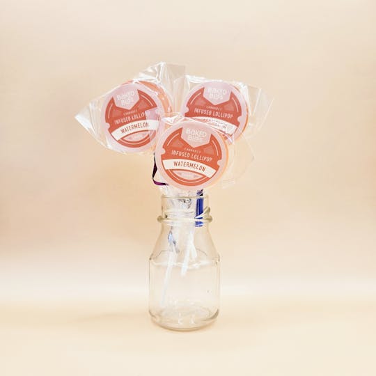 Baked Bliss Edibles - Baked Bliss 100mg Watermelon Lollipop - 1