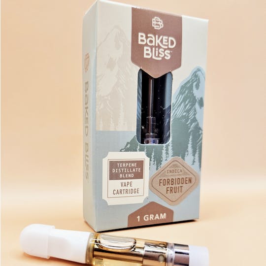 Baked Bliss Edibles - Baked Bliss 1g Forbidden Fruit Distillate Cartridge - 1