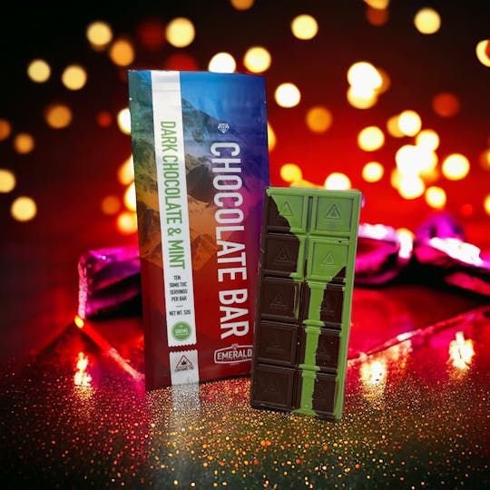 Emerald Elevation Cannabis Co - 500mg Full Spectrum, Dark Chocolate & Mint Chocolate Bar - 1
