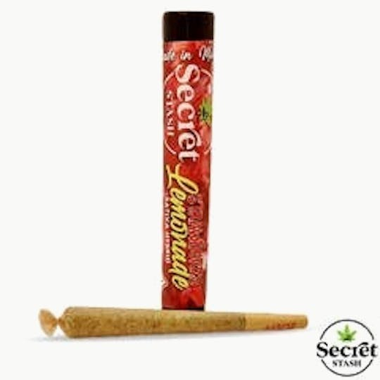 Secret Stash - Secret Stash | Full Bud Pre Roll | Strawberry Lemonade | 1.2g - 1