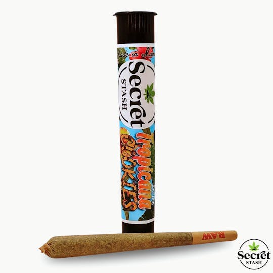 Secret Stash - Secret Stash | Full Bud Pre Roll | Tropicana Cookies | 1.2g - 1