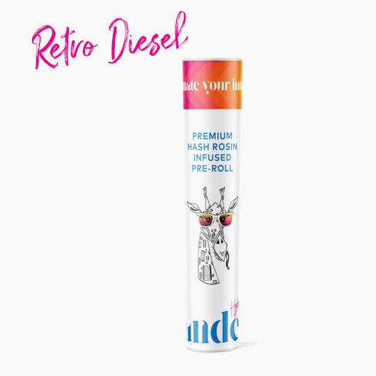 Candela - Candela Retro Diesel .7G Solventless Hash Rosin Infused Pre-Roll - 1