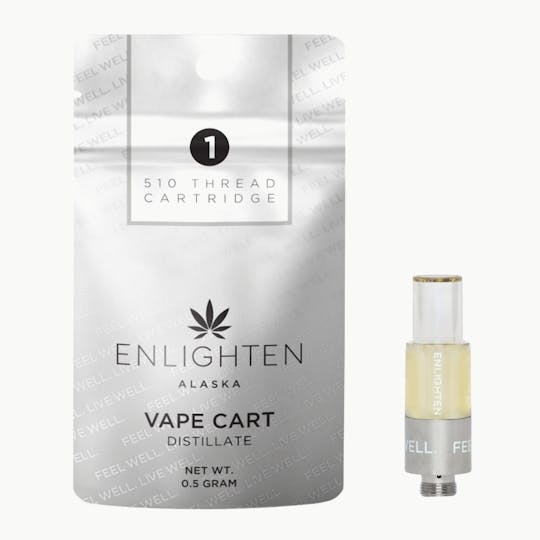 Enlighten - Watermelon Zkittlez Distillate Cartridge - .5g - 1