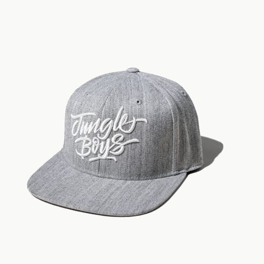 Jungle Boys - Jungle Boys Clothing | Stacked Snapback (Heather Grey/White) - 1