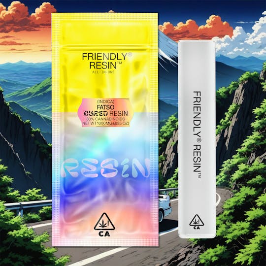 Friendly Brand - Fatso | Indica | 1g Cured Resin ALL-IN-ONE - 1