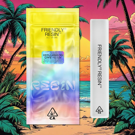 Friendly Brand - Herijuana OG | Indica | 1g Live Resin ALL-IN-ONE - 1