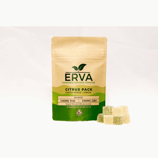Erva Edibles - Balanced - Citrus Pack - 1